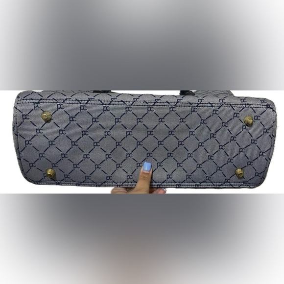 Pierre Cardin Logo Tote, Laptop Pocket, Travel Weekend Bag, Large Purse - Picture 4 of 16